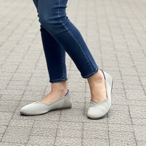 Rothy's The Point Women's Size 9.5 Flax Birdseye Pointed Toe Slip On Flats